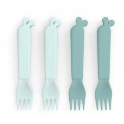 Done By Deer Set Di Forchette Kiddish 4 Confezioni Raffi Blu -Negozio online Pink Or Blue done by deer set di forchette kiddish 4 confezioni raffi blu a341398 3