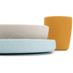 Done By Deer ™ Set Di Stoviglie Stick & Stay Deer Friends Mix Di Colori -Negozio online Pink Or Blue done by deer set di stoviglie stick amp stay deer friends mix di colori a341420 3