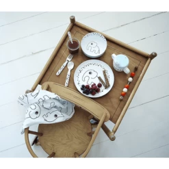 Done By Deer ™ Set Posate Dreamy A Pois Grigio/bianco, Da 6 Mesi -Negozio online Pink Or Blue done by deer set posate dreamy a pois grigio bianco da 6 mesi a286973 1