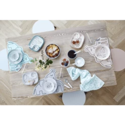 Done By Deer ™ Tovaglietta Dreamy Dots Blu, Da 6 Mesi -Negozio online Pink Or Blue done by deer tovaglietta dreamy dots blu da 6 mesi a286955 1