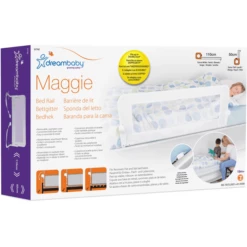 Dreambaby ® Sponda Letto Maggie, Bianco -Negozio online Pink Or Blue dreambaby sponda letto maggie bianco a307048 2
