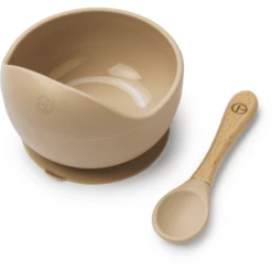 Elodie Ciotola In Silicone Con Cucchiaio, Pure Khaki