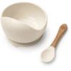 Elodie Ciotola In Silicone Con Cucchiaio, Vaniglia White -Negozio online Pink Or Blue elodie ciotola in silicone con cucchiaio vaniglia white a372177