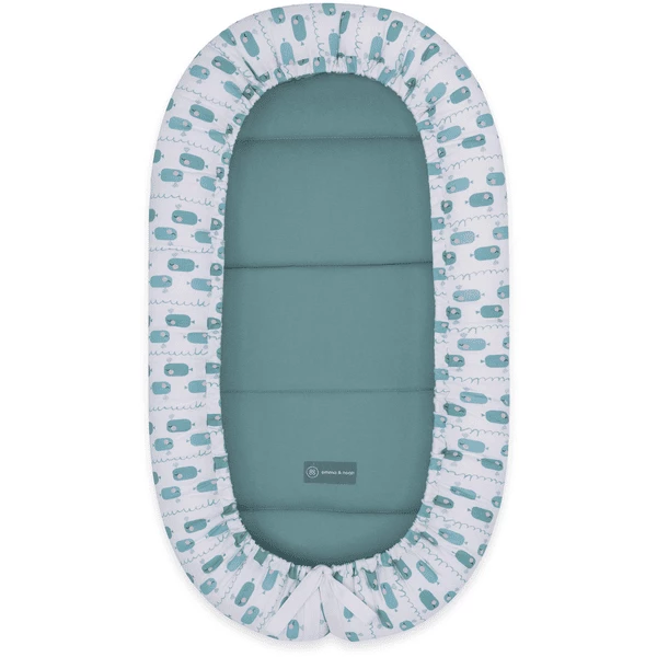 Emma & Noah Coccolare Nido Balena Blu 4 Emma & Noah Coccolare Nido Balena Blu - immagine 2