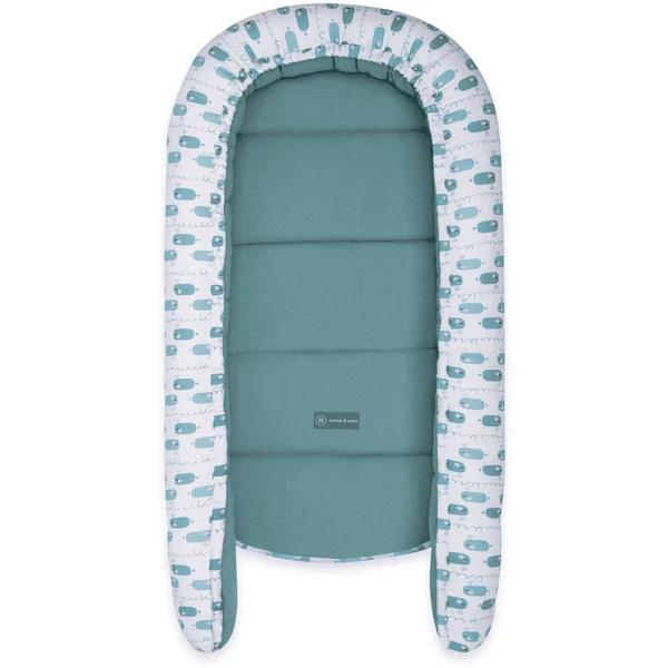 Emma & Noah Coccolare Nido Balena Blu 6 Emma & Noah Coccolare Nido Balena Blu - immagine 4