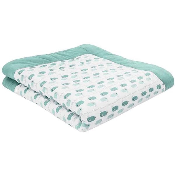 Emma & Noah Coperta Per Gattonare Balena Blu 120 X 120 Cm 6 Emma & Noah Coperta Per Gattonare Balena Blu 120 X 120 Cm - immagine 4