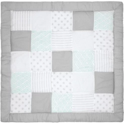 Emma & Noah Coperta Per Gattonare Patchwork Mint 120 X 120 Cm -Negozio online Pink Or Blue emma noah coperta per gattonare patchwork mint 120 x 120 cm a275693 3