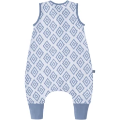 Emma & Noah Sacco Nanna Con Piedi, Rombi Blu -Negozio online Pink Or Blue emma noah sacco nanna con piedi rombi blu a312663 1