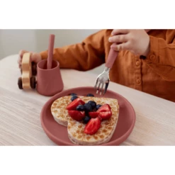 Everyday Baby Posate Per Imparare A Mangiare, Acciaio Inossidabile Con Manico In Silicone, 2 Pezzi Nature Rosso -Negozio online Pink Or Blue everyday baby posate per imparare a mangiare acciaio inossidabile con manico in silicone 2 pezzi nature rosso a344136 1