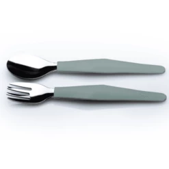 Everyday Baby Posate Per Imparare A Mangiare, In Acciaio Inossidabile Con Manico In Silicone, 2 Pezzi Harmony Green -Negozio online Pink Or Blue everyday baby posate per imparare a mangiare in acciaio inossidabile con manico in silicone 2 pezzi harmony green a344144 2