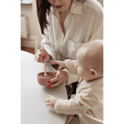 Everyday Baby Set Di 2 Ciotole In Silicone, Nature Red -Negozio online Pink Or Blue everyday baby set di 2 ciotole in silicone nature red a344076 4