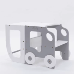 Family-SCL Auto A Torre Di Apprendimento Bianco/grigio 8 Family-SCL Auto A Torre Di Apprendimento Bianco/grigio -Negozio online Pink Or Blue family scl auto a torre di apprendimento bianco grigio a392876 1