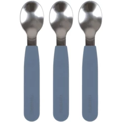Filibabba Cucchiaio In Silicone 3-pack, Powder Blu -Negozio online Pink Or Blue filibabba cucchiaio in silicone 3 pack powder blu a344399 1