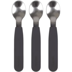 Filibabba Cucchiaio In Silicone 3-pack, Stone Grigio -Negozio online Pink Or Blue filibabba cucchiaio in silicone 3 pack stone grigio a344382 1
