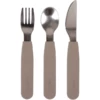 Filibabba Set Di Posate In Silicone Grigio Caldo -Negozio online Pink Or Blue filibabba set di posate in silicone grigio caldo a399772