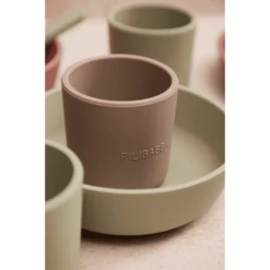 Filibabba Tazza In Silicone 2 Pezzi - Grigio Caldo -Negozio online Pink Or Blue filibabba tazza in silicone 2 pezzi grigio caldo a399511 4