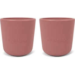 Filibabba Tazza In Silicone 2 Pezzi - Rosa
