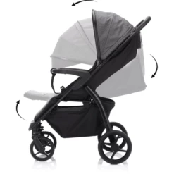 Fillikid Fill Passeggino Driver Grigio Scuro Melange -Negozio online Pink Or Blue fill passeggino driver grigio scuro melange a291691 2