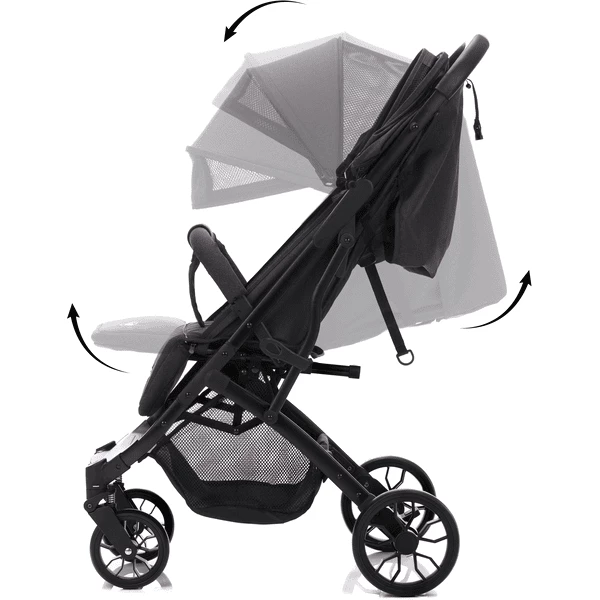 Fill Passeggino Sportivo Styler Elite, Nero Melange 5 Fill Passeggino Sportivo Styler Elite, Nero Melange - immagine 3