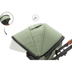 Fill Passeggino Trio Panther Elite 3 In 1, Forest Green Melange -Negozio online Pink Or Blue fill passeggino trio panther elite 3 in 1 forest green melange a299680 2