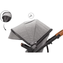 Fill Passeggino Trio Panther Elite 3 In 1, Grigio Melange -Negozio online Pink Or Blue fill passeggino trio panther elite 3 in 1 grigio melange a267521 4