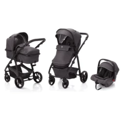 Fill Passeggino Trio Panther Elite 3 In 1, Grigio Scuro Melange