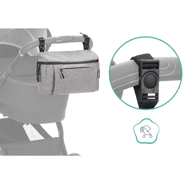 Fillikid Borsa Fasciatoio Per Passeggini Sport - Grigio 4 Fillikid Borsa Fasciatoio Per Passeggini Sport - Grigio - immagine 2