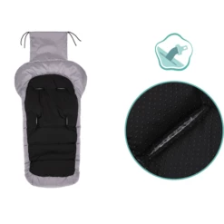 Fillikid Coprigambe Invernale K2 Soft Pongee Grigio Chiaro Melange -Negozio online Pink Or Blue fillikid coprigambe invernale k2 soft pongee grigio chiaro melange a299255 3