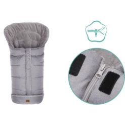 Fillikid Coprigambe Invernale K2 Soft Pongee Grigio Chiaro Melange -Negozio online Pink Or Blue fillikid coprigambe invernale k2 soft pongee grigio chiaro melange a299255 4