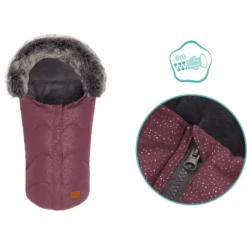 Fillikid Coprigambe Invernale Lhotse, Taglia 0 - Viola Glitter -Negozio online Pink Or Blue fillikid coprigambe invernale lhotse taglia 0 viola glitter a375708 3