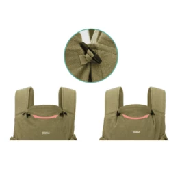 Fillikid Fascia Marsupio Natural - Verde -Negozio online Pink Or Blue fillikid fascia marsupio natural verde a376913 2