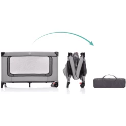 Fillikid Lettino Da Viaggio "Madrid", Grigio Melange -Negozio online Pink Or Blue fillikid lettino da viaggio madrid grigio melange a291214 2