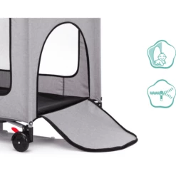 Fillikid Lettino Da Viaggio "Madrid", Grigio Melange -Negozio online Pink Or Blue fillikid lettino da viaggio madrid grigio melange a291214 4