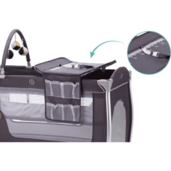 Fillikid Lettino Da Viaggio "Milano" In Alluminio, Grigio -Negozio online Pink Or Blue fillikid lettino da viaggio milano in alluminio grigio a268820 3