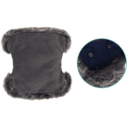 Fillikid Scaldamani Halifax Con Pelliccia - Blu -Negozio online Pink Or Blue fillikid scaldamani halifax con pelliccia blu a377025 4