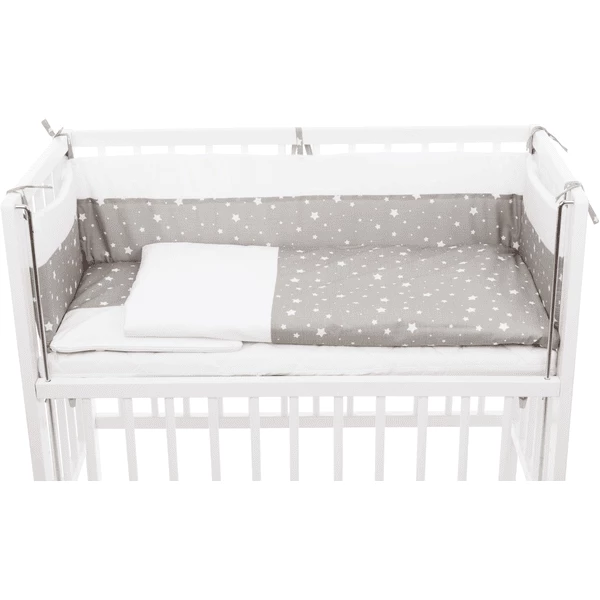 Fillikid Set Biancheria Per Letto Cocon Stelle Grigio 3 Fillikid Set Biancheria Per Letto Cocon Stelle Grigio