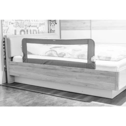 Fillikid Sponda Di Protezione Ella 135 Cm Per Letti Standard O Letti Contenitori, Grigio Scuro Melange -Negozio online Pink Or Blue fillikid sponda di protezione ella 135 cm per letti standard o letti contenitori grigio scuro melange a291037 1