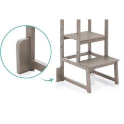 Fillikid Torre Di Apprendimento Montessoriana In Legno Massiccio, Grigio -Negozio online Pink Or Blue fillikid torre di apprendimento montessoriana in legno massiccio grigio a317529 2