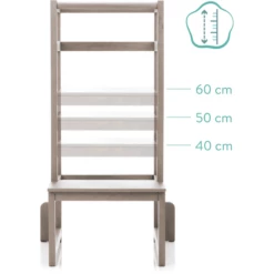 Fillikid Torre Di Apprendimento Montessoriana In Legno Massiccio, Grigio -Negozio online Pink Or Blue fillikid torre di apprendimento montessoriana in legno massiccio grigio a317529 3