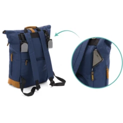 Fillikid Zaino Fasciatoio Rolltop Berlino Navy Melange -Negozio online Pink Or Blue fillikid zaino fasciatoio rolltop berlino navy melange a299328 2