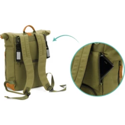 Fillikid Zaino Fasciatoio Rolltop Olive Green -Negozio online Pink Or Blue fillikid zaino fasciatoio rolltop olive green a348783 2