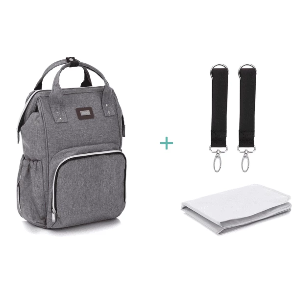 Fillikid Zaino Fasciatoio Zurigo, Grigio 4 Fillikid Zaino Fasciatoio Zurigo, Grigio - immagine 2