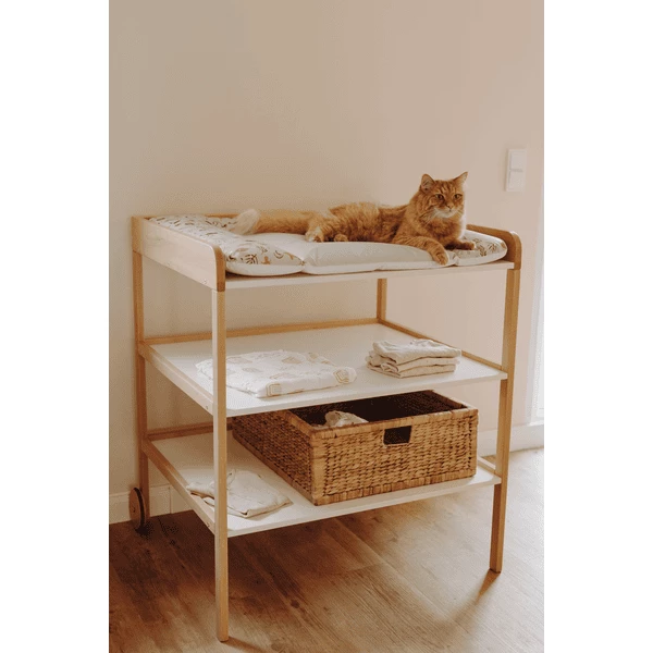 Geuther Scaffale Fasciatoio Clara XL Bianco Naturale 5 Geuther Scaffale Fasciatoio Clara XL Bianco Naturale - immagine 3