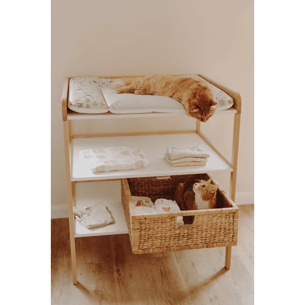 Geuther Scaffale Fasciatoio Clara XL Bianco Naturale 6 Geuther Scaffale Fasciatoio Clara XL Bianco Naturale - immagine 4