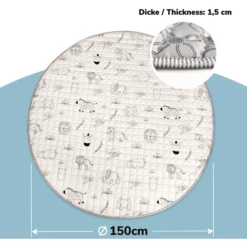 Hakuna Matte Coperta Trapuntata A Gattoni - Safari Animals -Negozio online Pink Or Blue hakuna matte coperta trapuntata a gattoni safari animals a414989 1