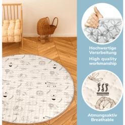 Hakuna Matte Coperta Trapuntata A Gattoni - Safari Animals -Negozio online Pink Or Blue hakuna matte coperta trapuntata a gattoni safari animals a414989 2