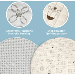 Hakuna Matte Coperta Trapuntata A Gattoni - Safari Animals -Negozio online Pink Or Blue hakuna matte coperta trapuntata a gattoni safari animals a414989 4