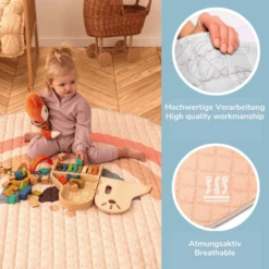 Hakuna Matte Tappetino Per Gattonare Trapuntato - Boho Rainbow -Negozio online Pink Or Blue hakuna matte tappetino per gattonare trapuntato boho rainbow a348218 3