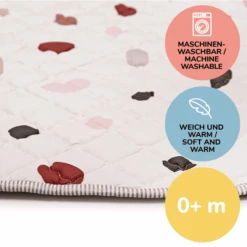 Hakuna Matte Tappetino Per Gattonare Trapuntato - Confetti -Negozio online Pink Or Blue hakuna matte tappetino per gattonare trapuntato confetti a348222 4