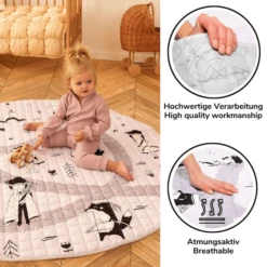 Hakuna Matte Tappetino Per Gattonare Trapuntato - Piccoli Esploratori -Negozio online Pink Or Blue hakuna matte tappetino per gattonare trapuntato piccoli esploratori a348209 4